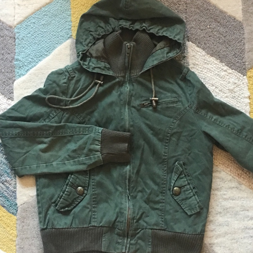 Finesse Hooded Utility Jacket